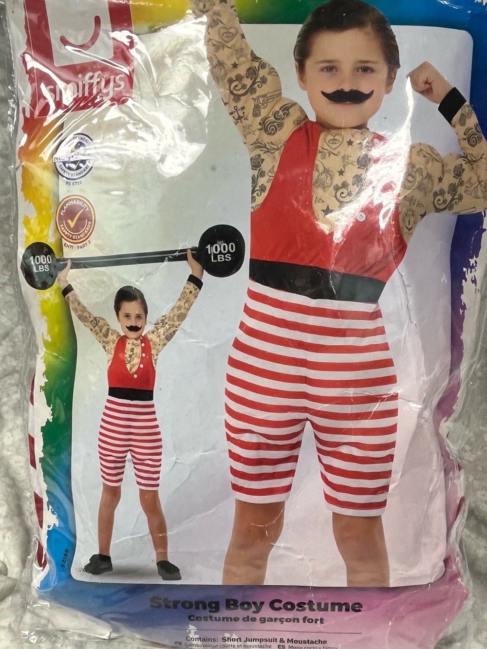 NEW Kids Strong Boy Costume